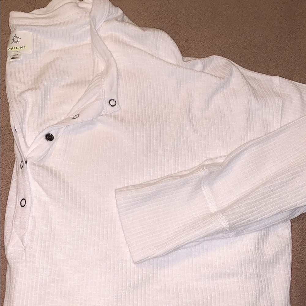 half button long sleeve henley